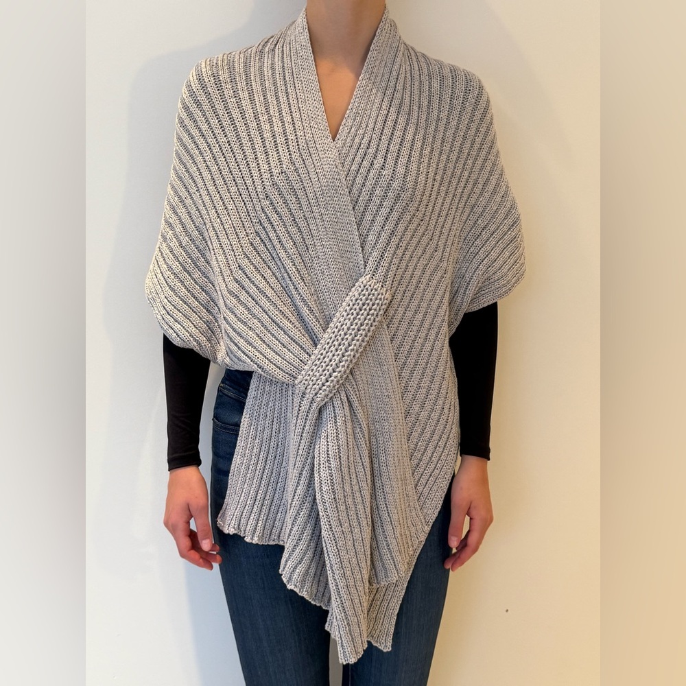 Gray Knit Women's Sweater